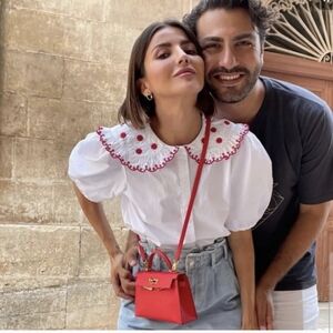 ZARA NWT EMBROIDERED POPLIN SHIRT